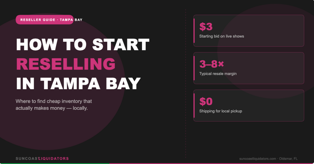 How to Start Reselling in Tampa Bay (And Where to Source Inventory Cheap)