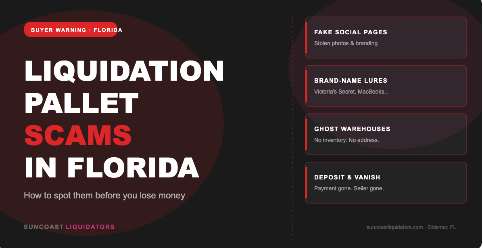Liquidation Pallet Scams in Florida and How To Spot Them Before You Lose Money
