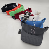 Case of 48 PGA TOUR GOLF VISORS New with Tag - Multiple Colors Available