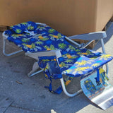 Tommy Bahama Backpack Cooler Beach Chairs - Blue Pineapple