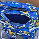 Tommy Bahama Backpack Cooler Beach Chairs - Blue Pineapple