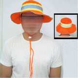 Ironwear 1271-O Booney Reflective Safety Hats with Adjustable Neck Strap LG/XL Orange Brand New In Master Cases 600 PCS  $570 - overstock-suncoastliquidators