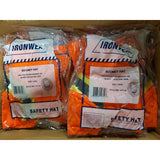 Ironwear 1271-O Booney Reflective Safety Hats with Adjustable Neck Strap LG/XL Orange Brand New In Master Cases 600 PCS  $570 - overstock-suncoastliquidators